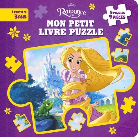 Mon petit livre puzzle Raiponce - Disney