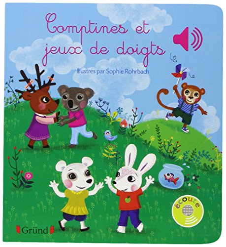 Livre musical : Comptines et jeux de doigts