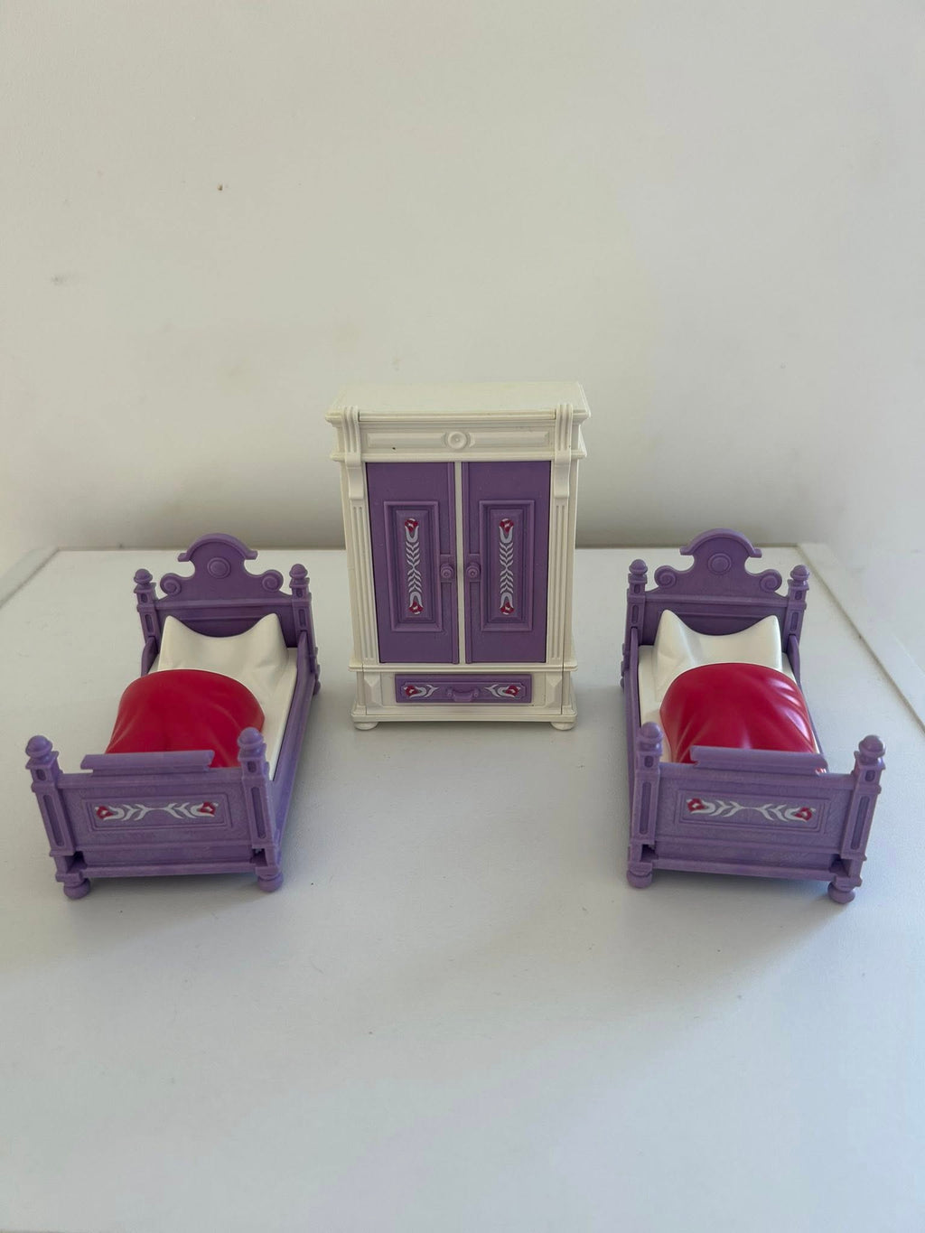 Playmobil 5325 Chambre victorienne complète 2 lits + armoire Belle Époque TBE