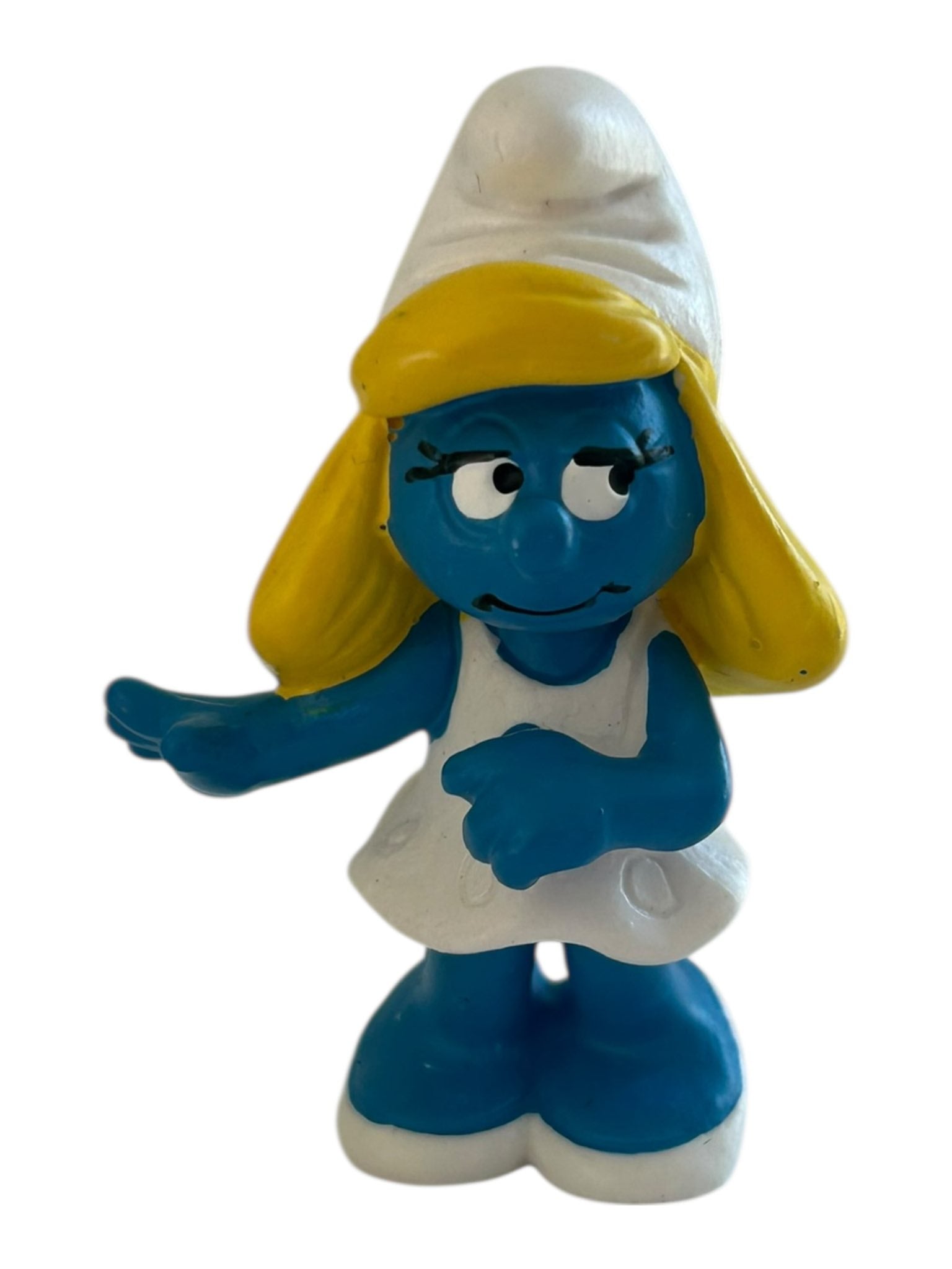 Schtroumpfette Schleich 20534 robe blanche état neuf figurine Schtroumpf collection