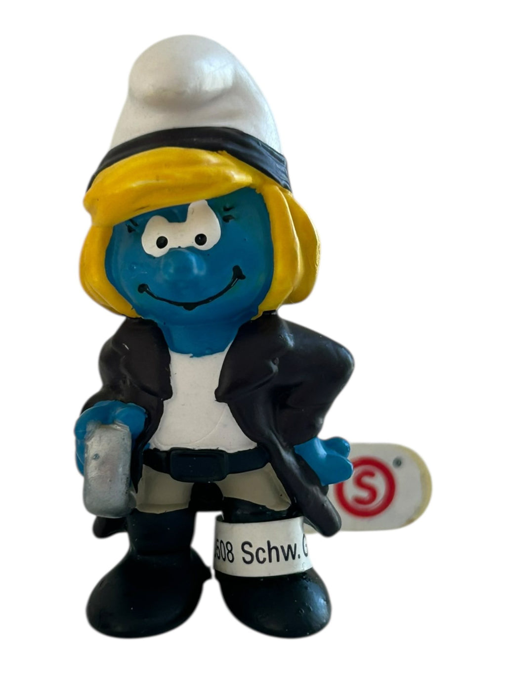 Schtroumpfette Pirate Schleich 20761 NEUVE avec étiquette figurine Schtroumpf collection pirates 2014