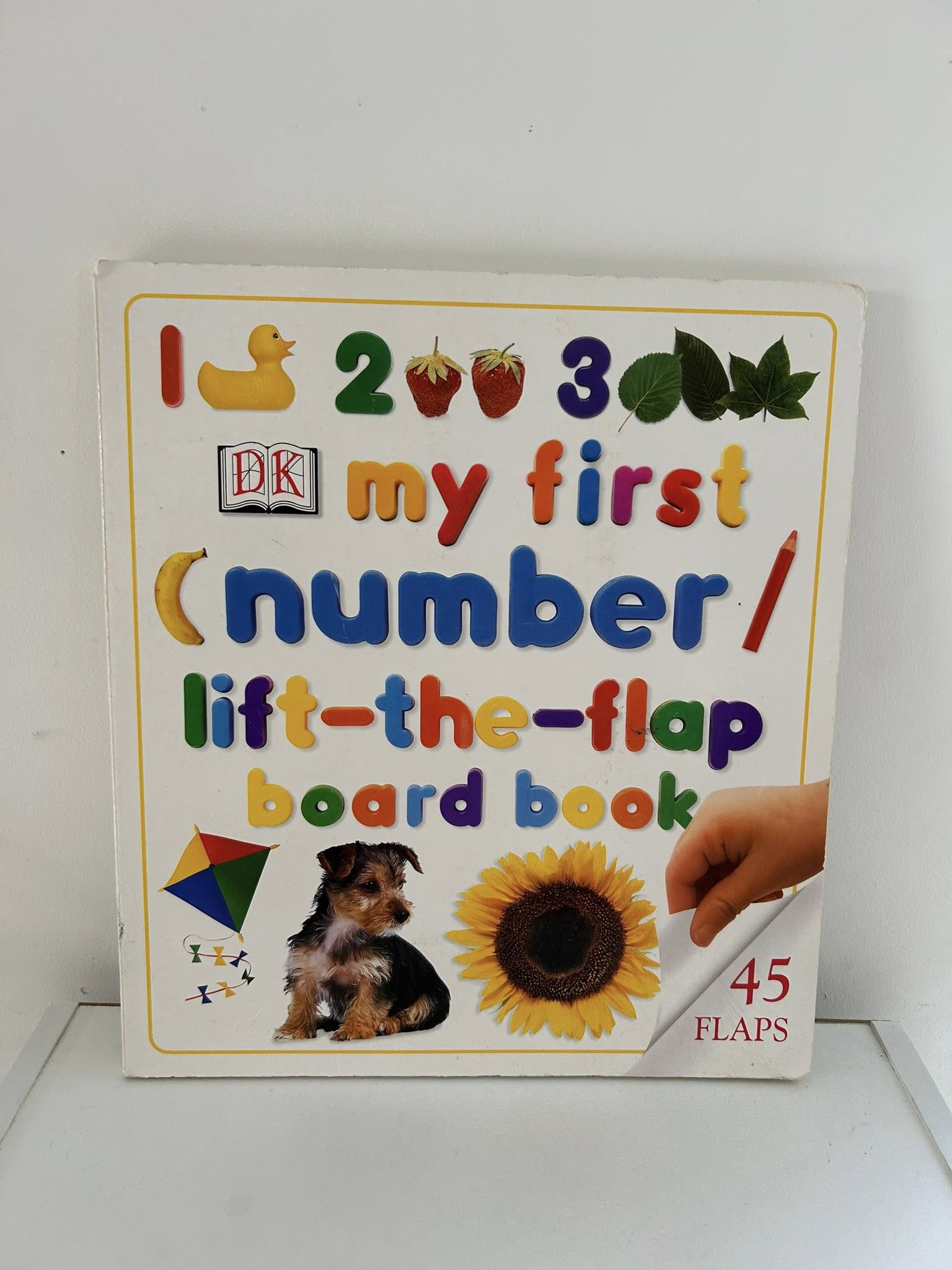 Grand livre cartonné à volets : My first number