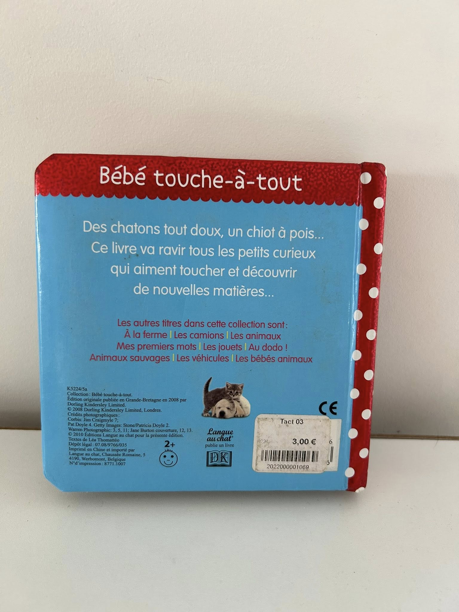Chiots et chatons à toucher