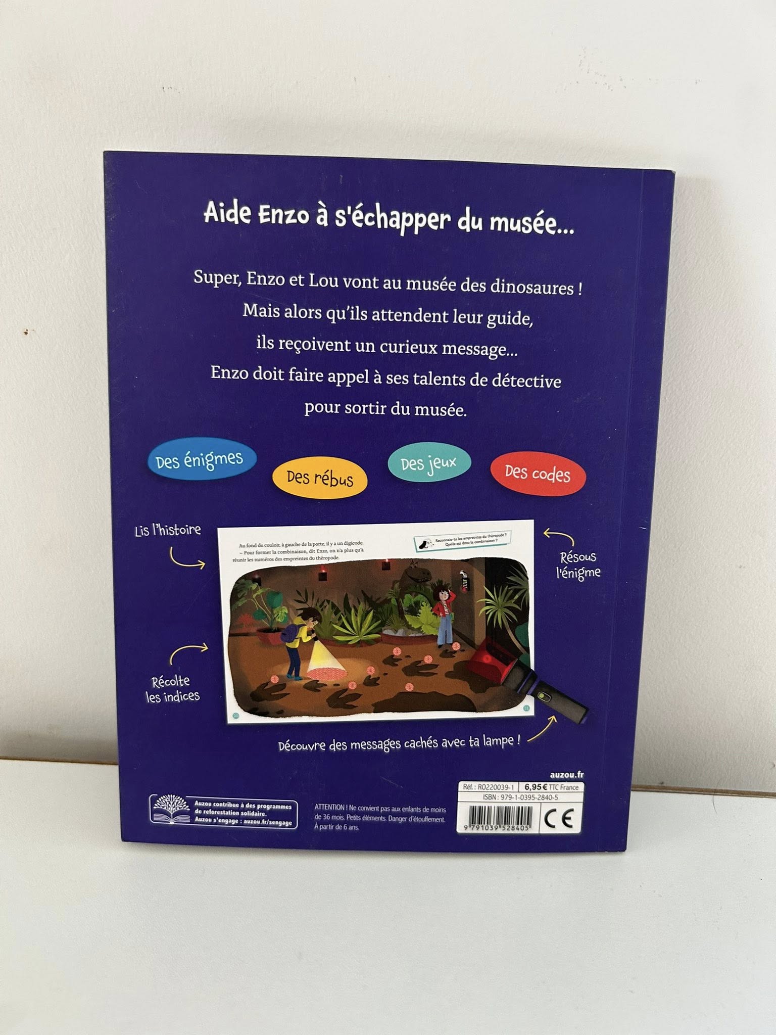 Mon roman énigme - Le musée des dinosaures