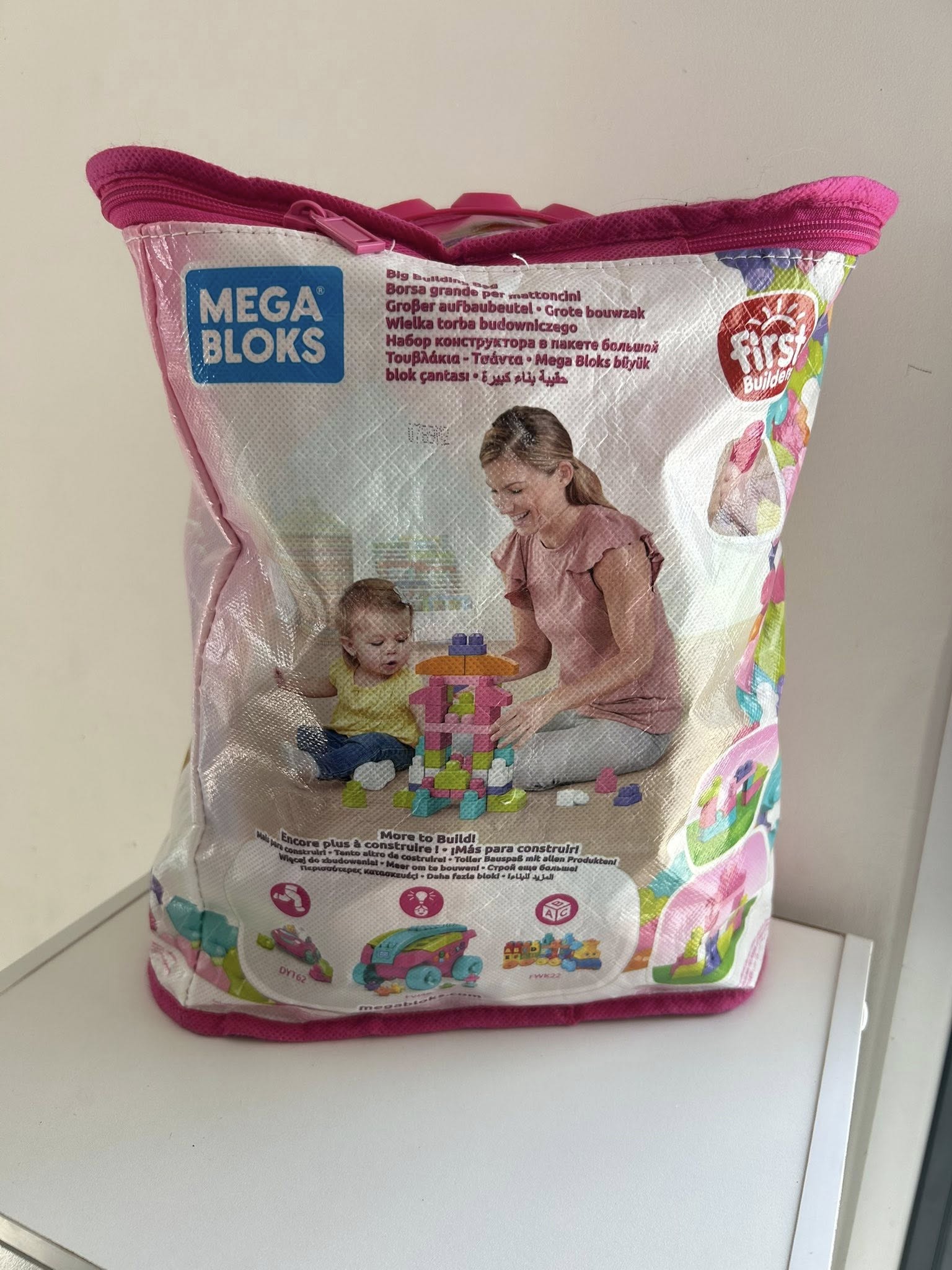 Lot de Mega Blocks rose