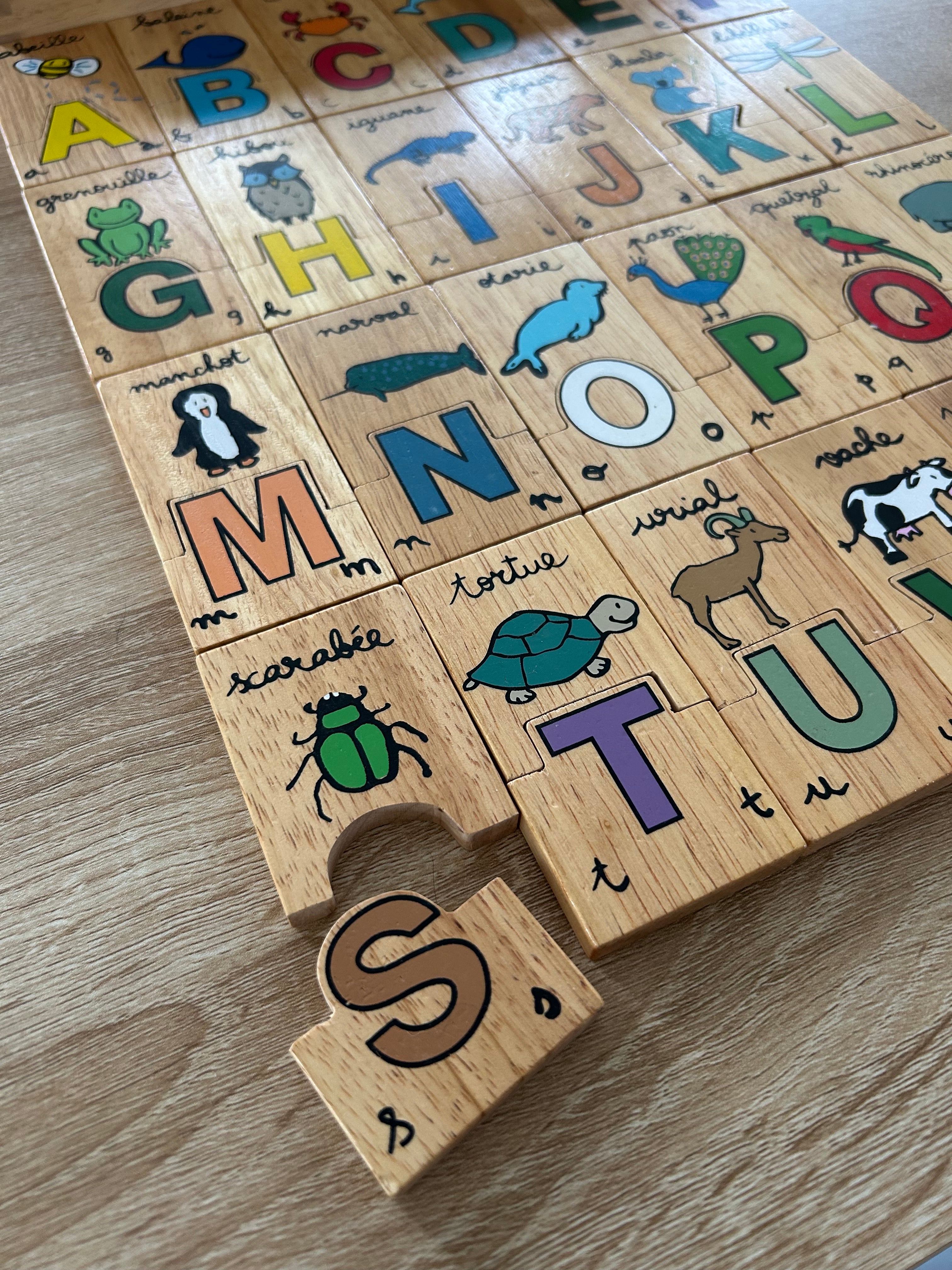 Abécédaire en bois Nature & Découvertes