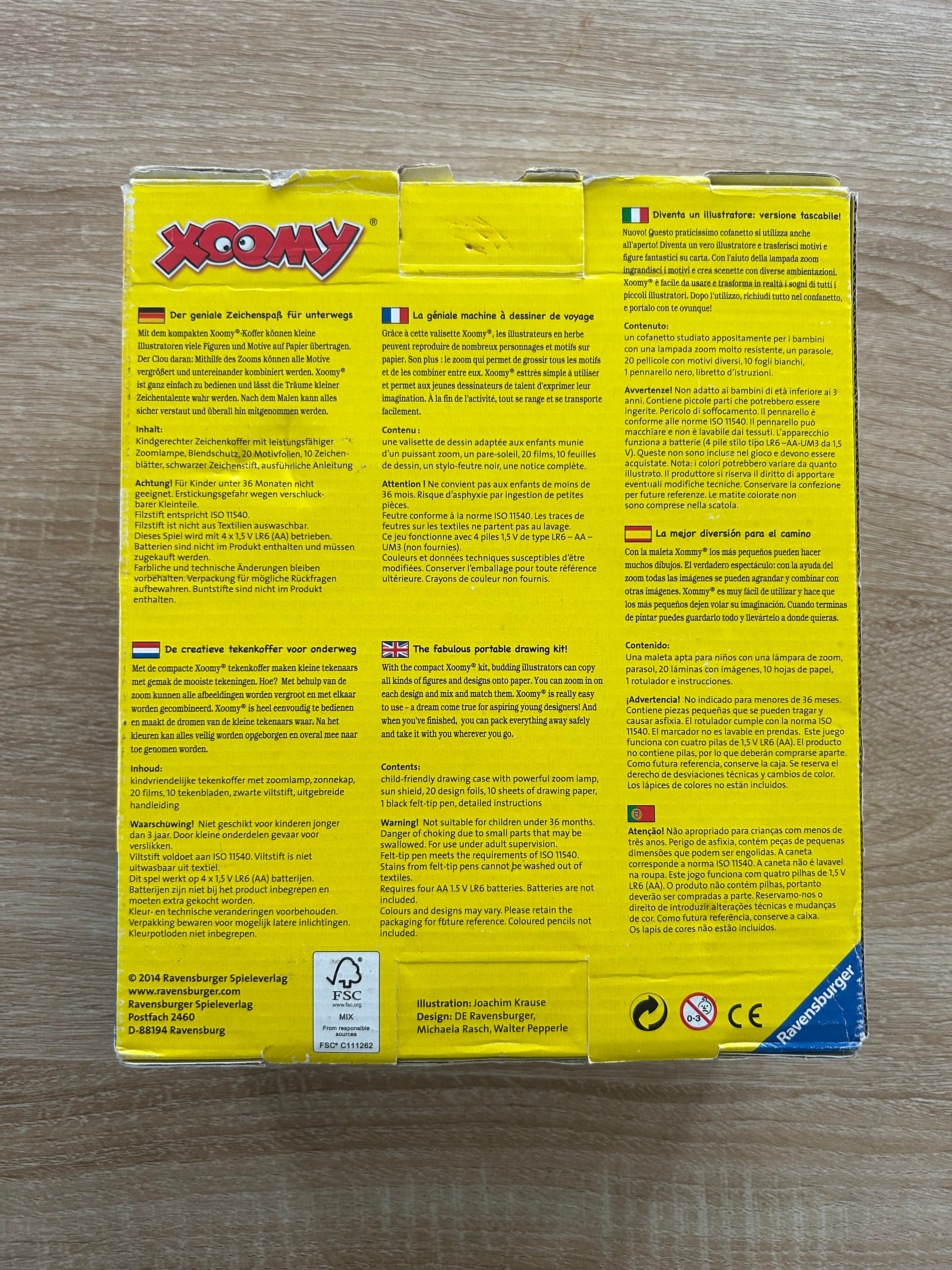 Machine à dessin Xoomy Cartoon Ravensburger
