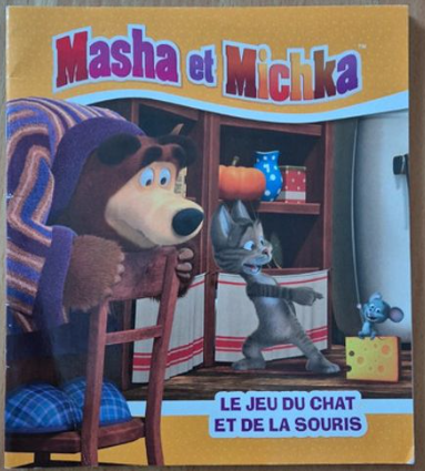 Album illustré : Masha et Michka - Le jeu du chat et de la souris
