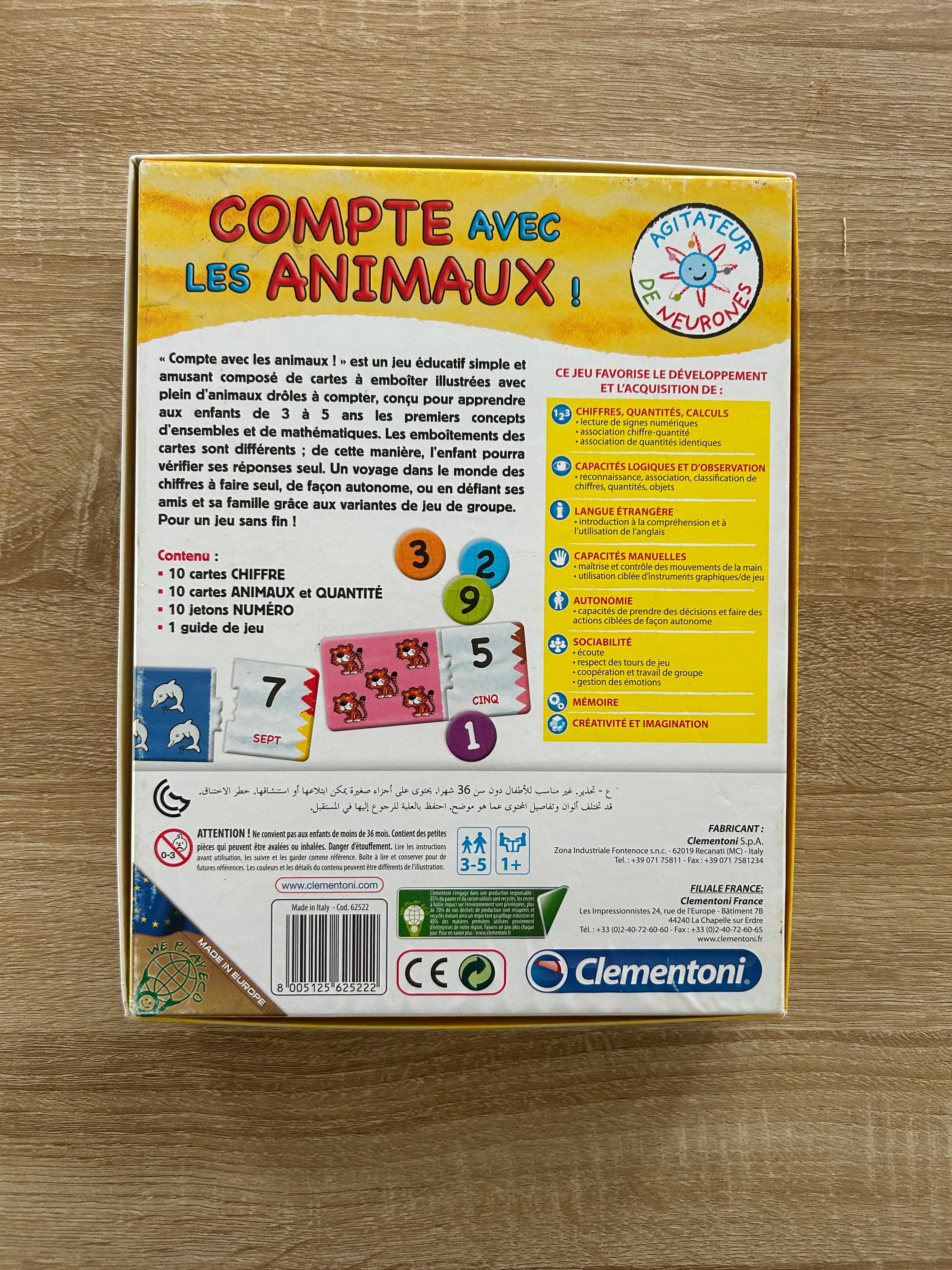 Compte avec les animaux - Clementoni