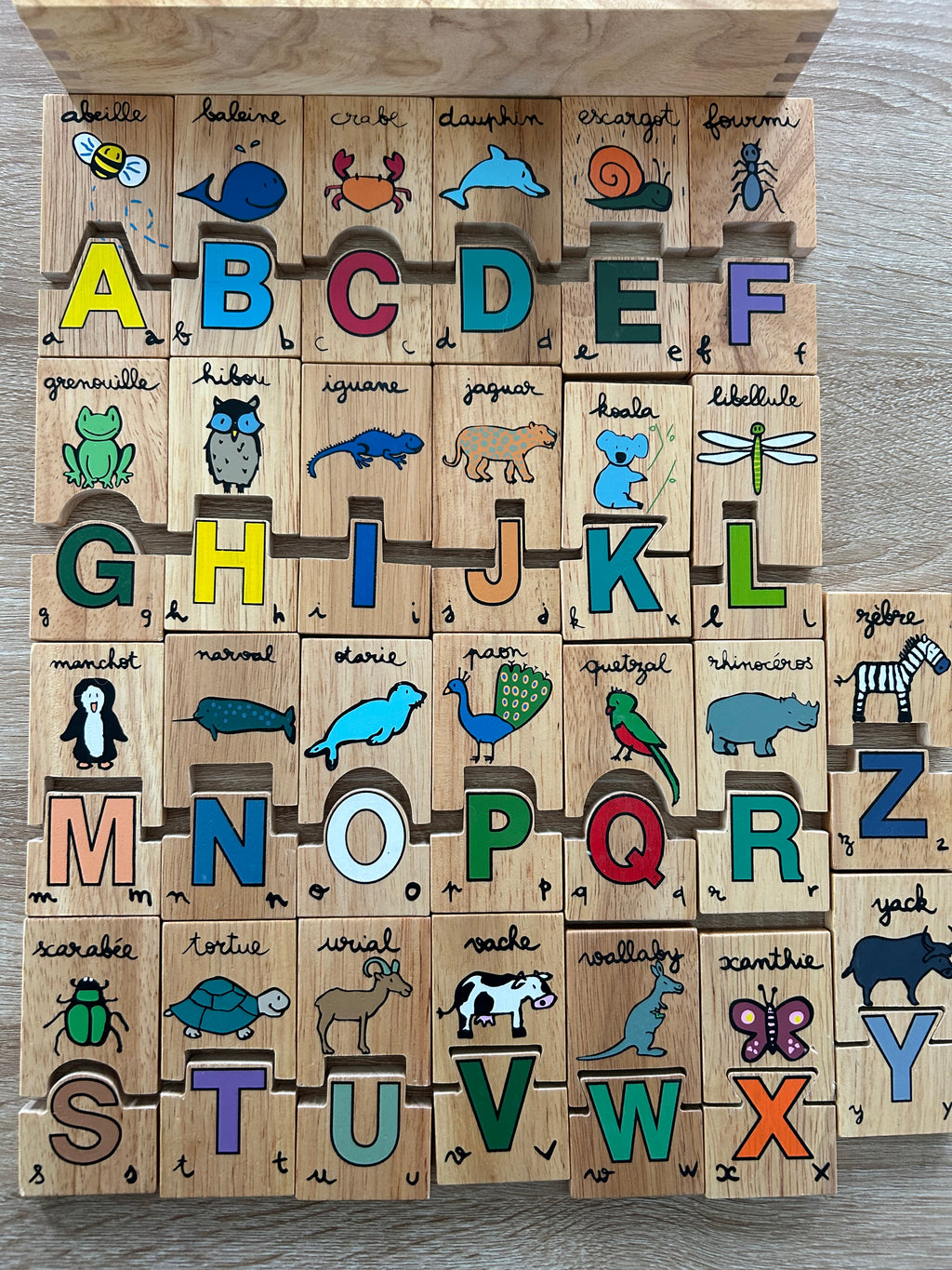 Abécédaire en bois Nature & Découvertes