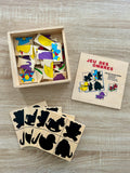 Jeu des ombres en bois