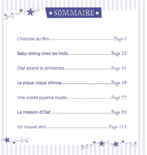 Album illustré : Disney - La reine des neiges - 7 histoires pour la semaine