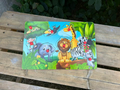 Puzzle en bois animaux de la savane 8 pièces