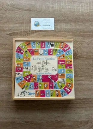 Boite multi-jeux en bois Le Petit Nicolas