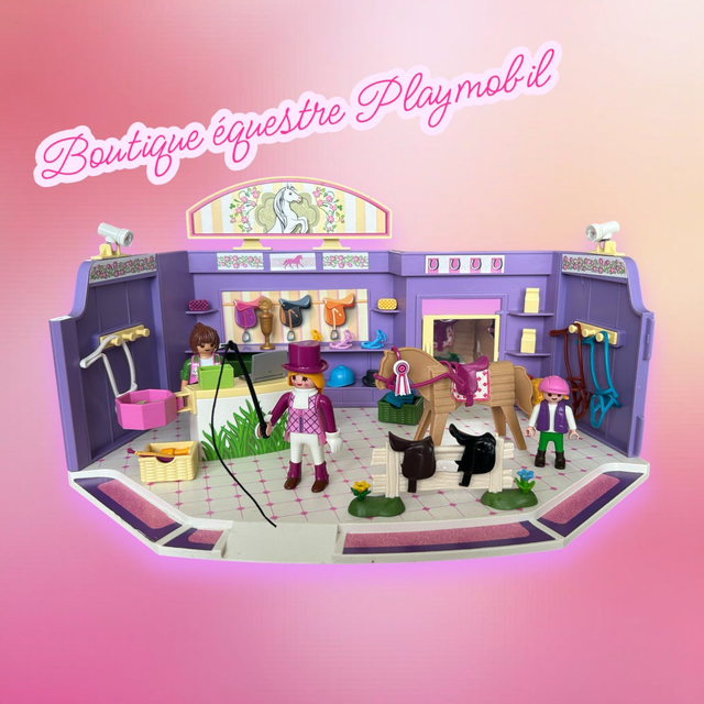 Boutique équestre Playmobil 9401