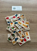 Jeu de dominos en bois