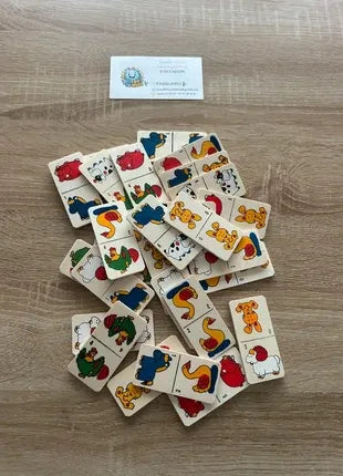 Jeu de dominos en bois