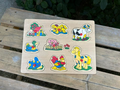 Puzzle en bois 8 pièces - Animaux